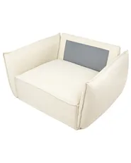 Armchair KUNES Fabric Light Beige_964936