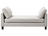 Chaise Longue ARCHIANE Fabric Light Grey