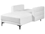 Chaise Longue ABERDEEN Faux Leather White_1038795