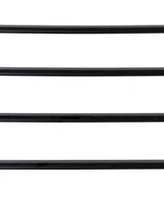 Set di 2 sedie da giardino PISTOIA Metallo Nero_1049368