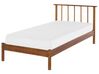 Drevená posteľ 90 x 200 cm svetlé drevo BARRET II_807654