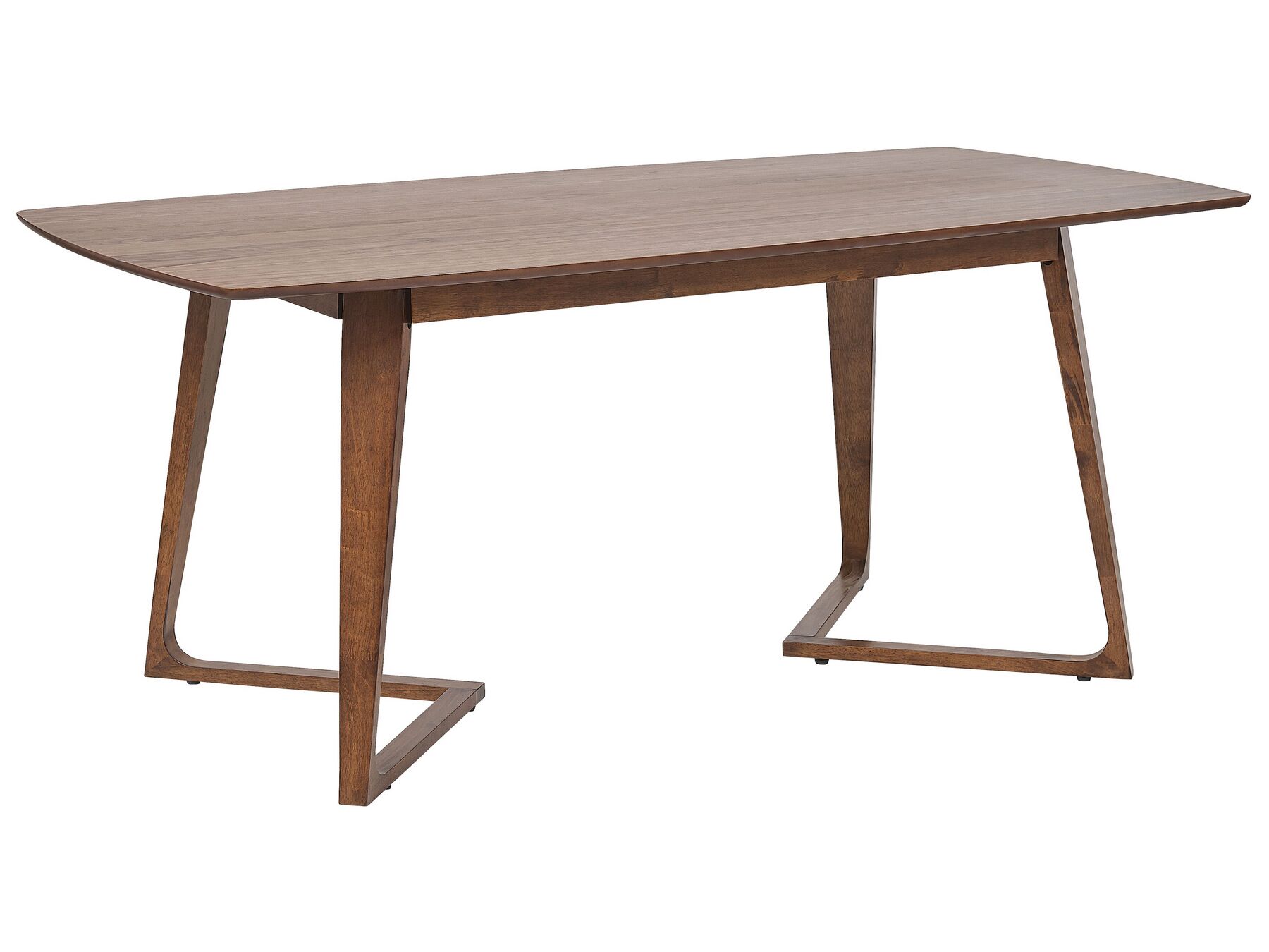 Table de salle à manger effet bois foncé 180 x 90 cm HUXTER_785771