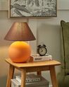 Ceramic Table Lamp Orange LIMIA_878641