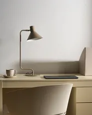 Desk Lamp RIMAVA Metal Beige_1067468