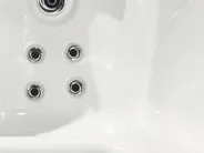 Outdoor Hot Tub with LED TULAROSA White_818523