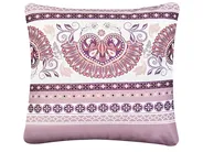 Zestaw 2 poduszek ogrodowych TVISTA Wzór orientalny 45 x 45 cm Purpurowy_979857