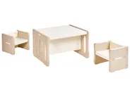 Kids Table with Chairs BULLOO Beige_1124224