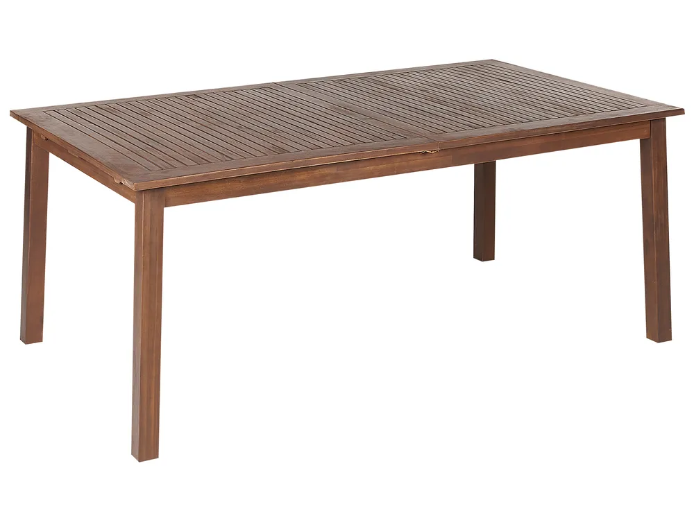 Extending Garden Dining Table CESANA 180/240 cm 100 cm Acacia Wood Dark Brown_868538