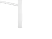 Bett mit Lattenrost Metall ANTLIA 140 x 200 cm Weiss_806596