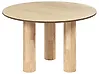 Dining Table ORIN Light Ash Wood 120 cm 120 cm
