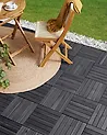 Suelo de exterior ACCETTURA Madera de acacia certificada Gris