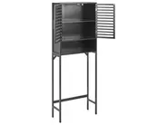 Bathroom Cabinet OKARCHE Bamboo 63 cm Black_1031682