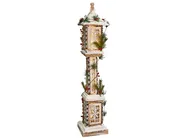 Christmas Decoration LED LENTIRA 80 cm Post Lamp Light Brown_1028162