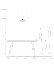 Pendant Lamp PHILS Metal White_868576