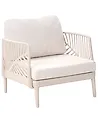Garden Armchair SATURNIA Light Beige