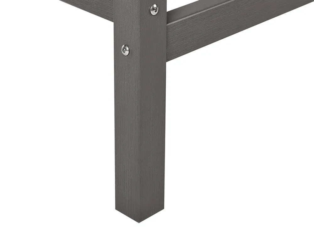 Garden Bar Table ADIRONDACK 60 cm 59 cm Synthetic Material Dark Grey_938512