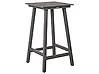 Garden Bar Table ADIRONDACK 60 cm 59 cm Synthetic Material Dark Grey