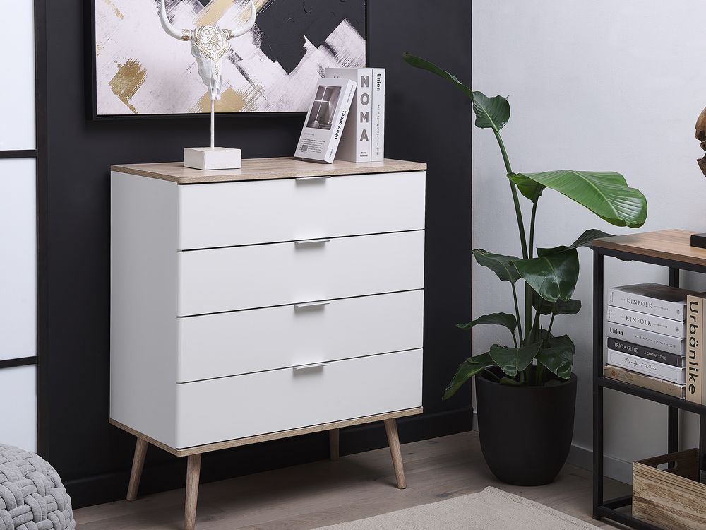 4 Drawer Chest WALPI White