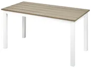 Stół ogrodowy MESSINA 100 cm 52 cm Biały_932911