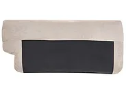 Sofa 3-Sitzer SKARO Chenillegewebe Beige_1156628