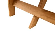 Picnic Table with Benches CAPARCOTTA Fir Wood Light Brown_1102508