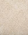 Shaggy Round Area Rug ⌀ 140 cm Beige DEMRE_714864