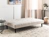 Fabric Sofa Bed Light Beige VISBY_919107