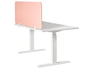 Desk Screen SPLIT 120 x 50 cm Peach Pink_1050606