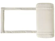 Sonnenliege mit Kissen CESANA PREMIUM mit Relaxfunktion Akazienholz Taupe_991027