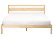 Bett mit Lattenrost Kiefernholz MERCURER 160 x 200 cm Hellbraun_1113219
