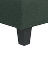 Sillón modular esquinero de tela verde oscuro UNSTAD_893328