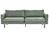 Sofa 3 Seater VINTERBRO Fabric Light Green