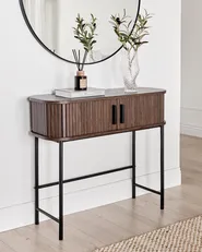 Console Table BRADLEY Dark Brown_988557