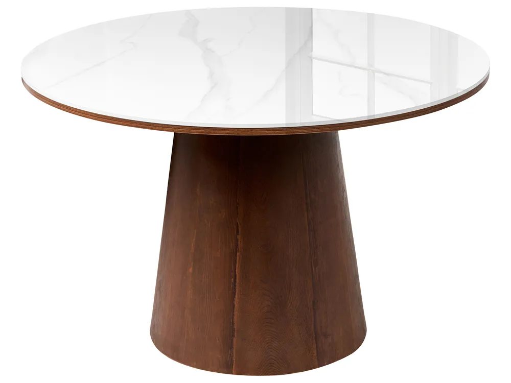 Stół do jadalni WYLIE Jesion ciemny 120 cm 120 cm