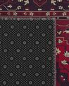 Teppich rot orientalisches Muster 60 x 200 cm Kurzflor VADKADAM_831435