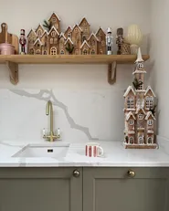 Christmas Decoration LED MALLOS 45 cm House Brown_1050515