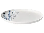 Vajilla de 12 piezas MAHLEB Porcelana Blanco/Azul_1191952
