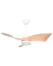 Ceiling Fan with Light HAINES with Remote LED White_1133388