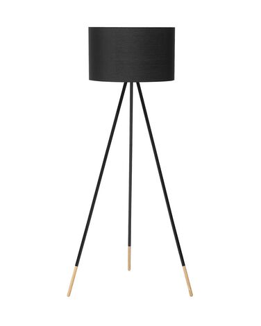 Stehlampe schwarz 157 cm Trommelform TOBOL