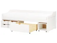 Daybed with Storage Pine Wood ROYVILLE 90 x 200 cm (EU Single) White_936563