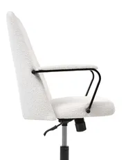 Office Chair CAROGA Boucle White_1059328