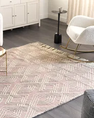 Tapis ADANA Rose 200 x 300 cm Laine_856171