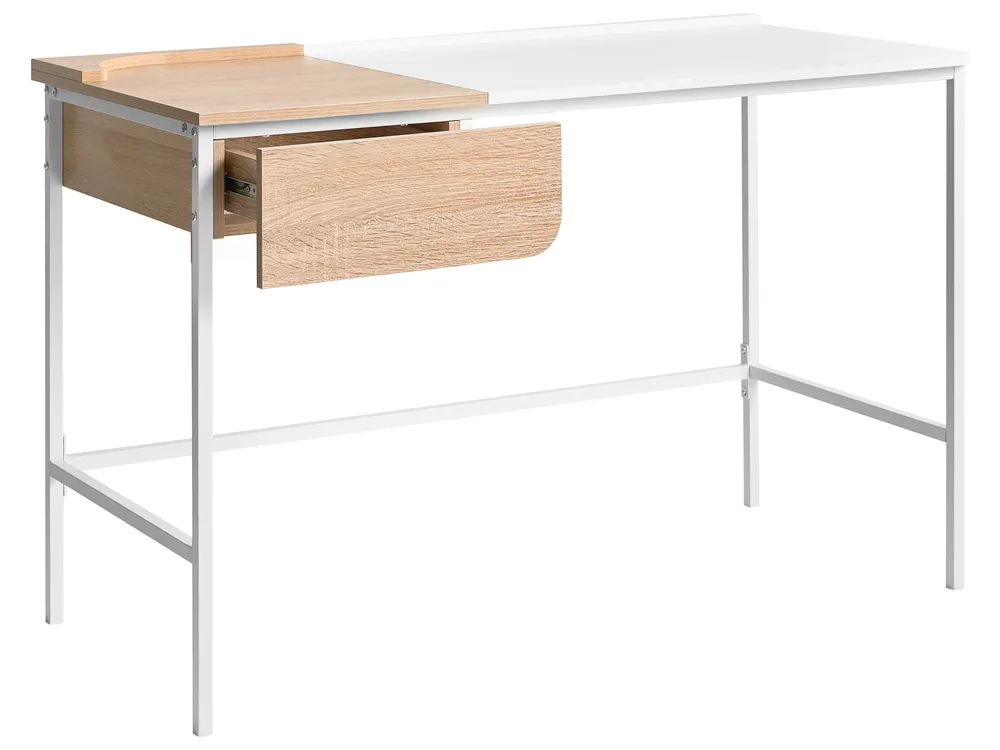 Biurko OCATE 120 cm 60 cm Biały_1054837