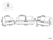 Living Room Set 6 Seater RATTVIK Boucle Off-White_1066760