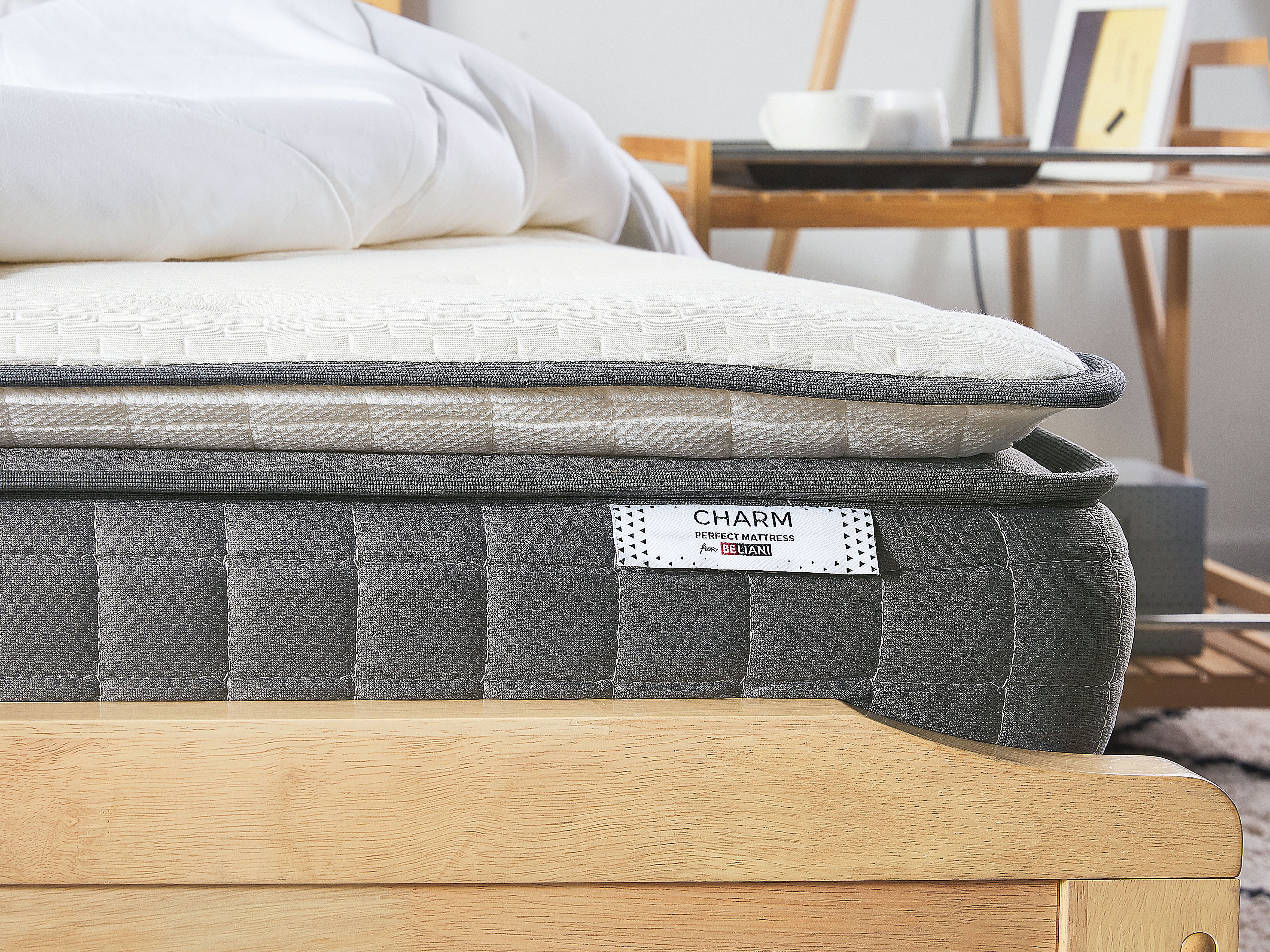 Memory Foam Mattress CHARM Firm 160 x 200 cm EU King Size Beliani