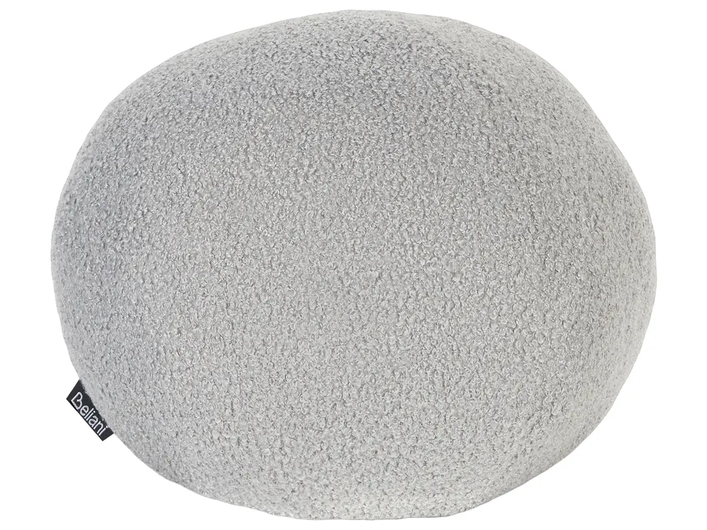 Poduszka dekoracyjna SALVIA 30 x 30 cm Boucle Szary Jednolity_1073159