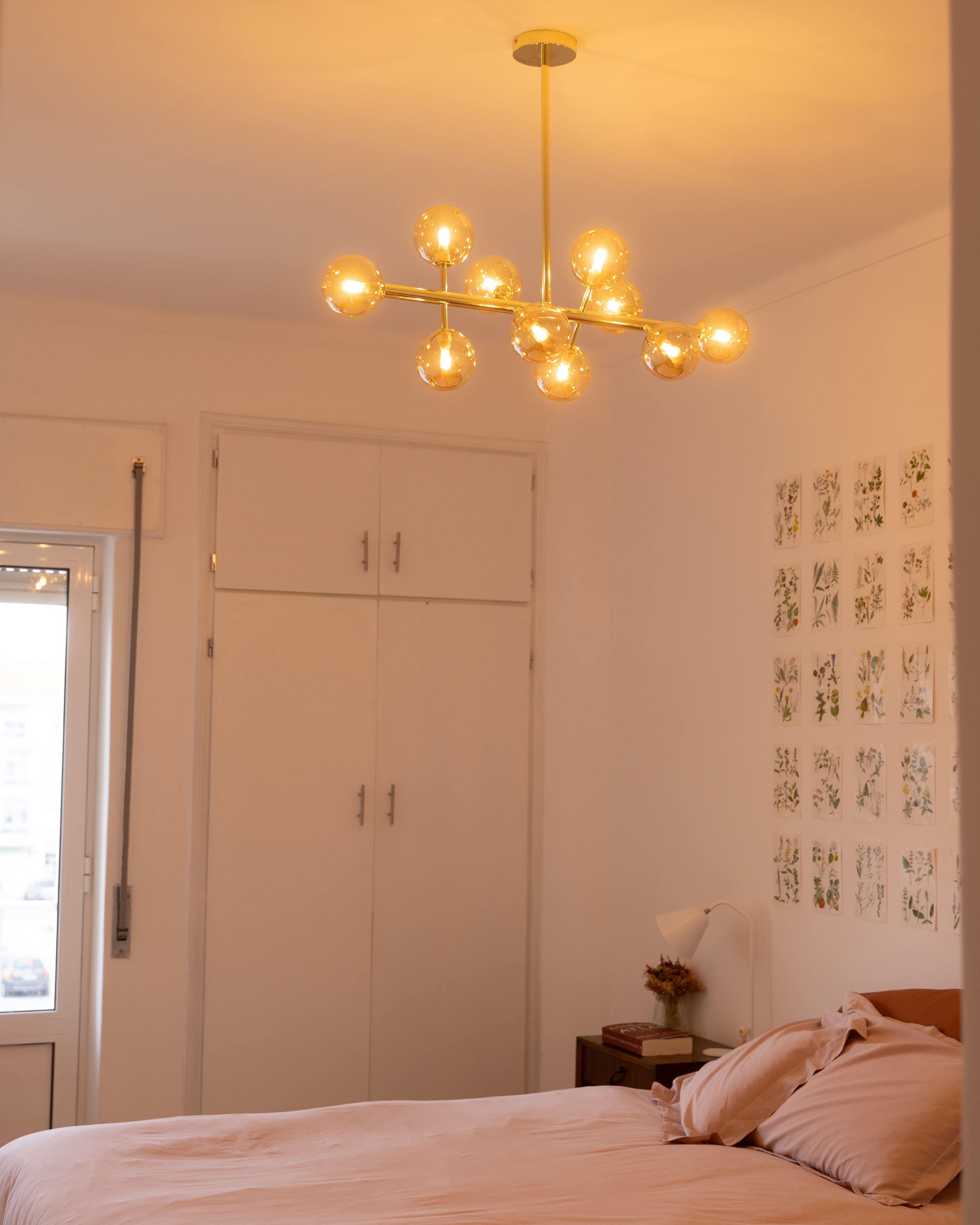 Pendant Lamp RAMIS Metal Gold Beliani.co.uk