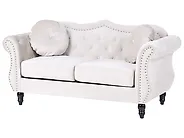 Sofa dla 2 osób SKIEN Welur_1170625
