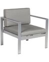 Chaise de jardin gris foncé SALERNO_679441