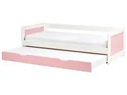 Trundle Bed Pine Wood GRAVELINES 90 x 200 cm (EU Single) Pink_1004427